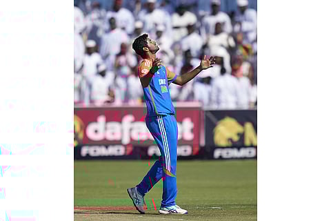 Indian bowler Washington Sundar